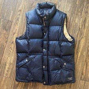 Abercrombie & Fitch mens puffer jacket vest